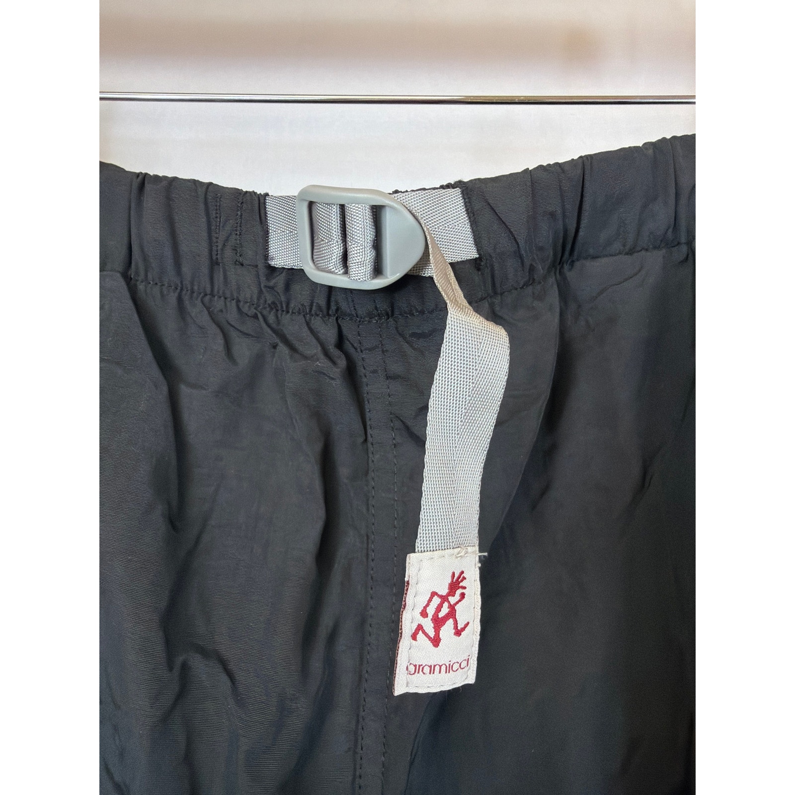 Nwt Gramicci Black Wide Leg Adjustable Waist Nylon Pants Xl — image 4 of 8